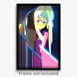 Pixel Art Poster - Anime Like Warren (8 Bit Psychedelic Trippy Video Game Print)