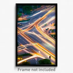 Pixel Art Poster - Amazing Intersection (8 Bit Psychedelic Video Game Print)