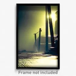Pixel Art Poster - Murky Pen (8 Bit Psychedelic Trippy Weird Video Game Print)
