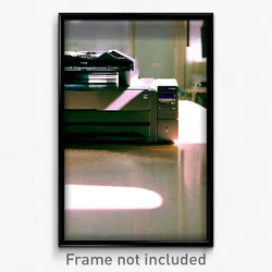 Pixel Art Poster - Vacant Printer (8 Bit Psychedelic Trippy Video Game Print)