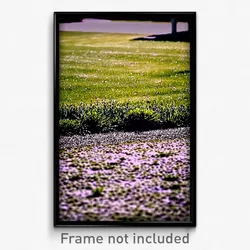 Pixel Art Poster - Barren Lawn (8 Bit Psychedelic Trippy Weird Video Game Print)