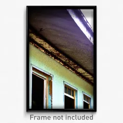 Pixel Art Poster - Aged Overhang (8 Bit Psychedelic Trippy Video Game Print)