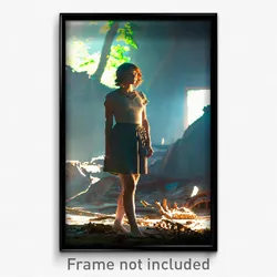 Pixel Art Poster - Unnatural Remains (8 Bit Psychedelic Trippy Video Game Print)