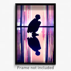 Pixel Art Poster - Reflecting Ego Exploration (8 Bit Video Game Print)