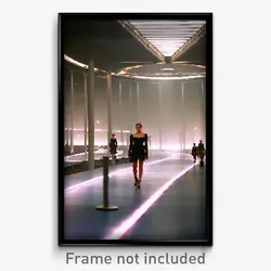 Pixel Art Poster - Oval Catwalk (8 Bit Psychedelic Trippy Video Game Print)