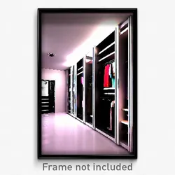 Pixel Art Poster - Nifty Closet (8 Bit Psychedelic Trippy Video Game Print)