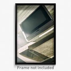Pixel Art Poster - Concrete Television (8 Bit Psychedelic Video Game Print)