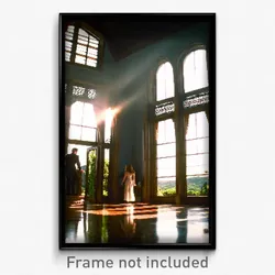 Pixel Art Poster - Whopping Estate (8 Bit Psychedelic Trippy Video Game Print)