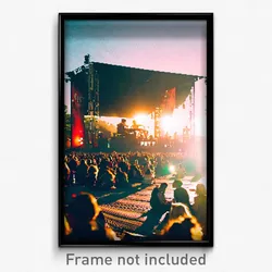 Pixel Art Poster - Lost Fest (8 Bit Psychedelic Trippy Weird Video Game Print)