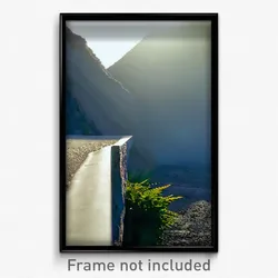 Pixel Art Poster - Unkempt Ledge (8 Bit Psychedelic Trippy Video Game Print)