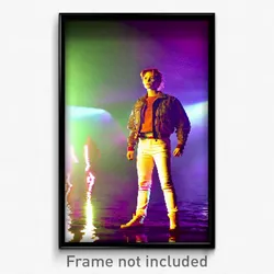 Pixel Art Poster - Rubbery Mere (8 Bit Psychedelic Trippy Video Game Print)