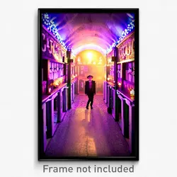 Pixel Art Poster - Quirky Catacombs (8 Bit Psychedelic Trippy Video Game Print)