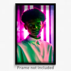 Pixel Art Poster - Cute Ego Death (8 Bit Psychedelic Trippy Video Game Print)