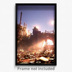 Pixel Art Poster - Impressive Dump (8 Bit Psychedelic Trippy Video Game Print)