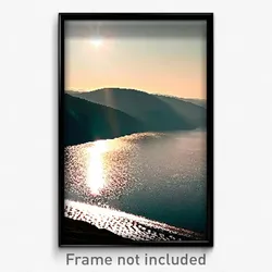 Pixel Art Poster - Heavenly Reservoir (8 Bit Psychedelic Video Game Print)
