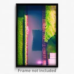 Pixel Art Poster - Extra Small Ditch (8 Bit Psychedelic Trippy Video Game Print)