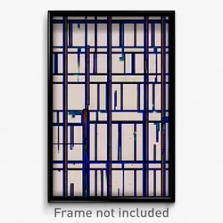 Pixel Art Poster - Wire Frame Glitchy Middens (8 Bit Video Game Print)
