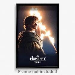 Pixel Art Poster - Acclaimed Hamlet (8 Bit Psychedelic Trippy Video Game Print)