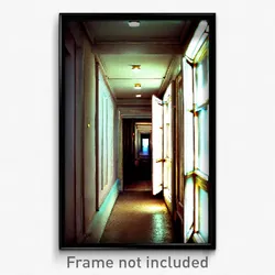 Pixel Art Poster - Narrow Vestibule (8 Bit Psychedelic Trippy Video Game Print)