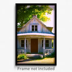 Pixel Art Poster - Unsightly Homestead (8 Bit Psychedelic Video Game Print)