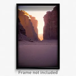 Pixel Art Poster - Zealous Desert (8 Bit Psychedelic Trippy Video Game Print)