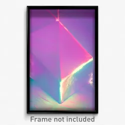 Pixel Art Poster - Velvety Square (8 Bit Psychedelic Trippy Video Game Print)