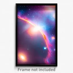 Pixel Art Poster - Little Nebula (8 Bit Psychedelic Trippy Video Game Print)