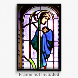 Pixel Art Poster - Meek Stained Glass (8 Bit Psychedelic Video Game Print)