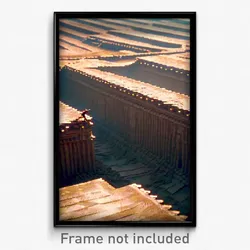 Pixel Art Poster - Cool Trenches (8 Bit Psychedelic Trippy Video Game Print)