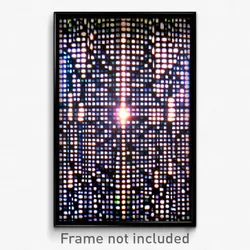 Pixel Art Poster - Remarkable Matrix (8 Bit Psychedelic Trippy Video Game Print)