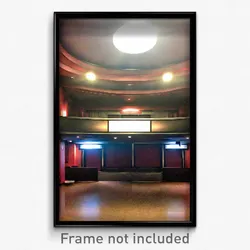 Pixel Art Poster - Grimy Movie Theatre (8 Bit Psychedelic Video Game Print)