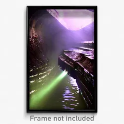 Pixel Art Poster - Tremendous Sewer (8 Bit Psychedelic Trippy Video Game Print)