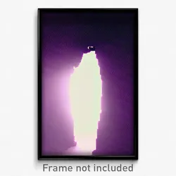 Pixel Art Poster - Dark Hole (8 Bit Psychedelic Trippy Weird Video Game Print)
