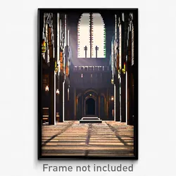 Pixel Art Poster - Incredible Priory (8 Bit Psychedelic Trippy Video Game Print)