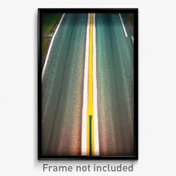 Pixel Art Poster - Memorable Crossroad (8 Bit Psychedelic Video Game Print)