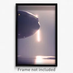 Pixel Art Poster - Subtle Landing (8 Bit Psychedelic Trippy Video Game Print)