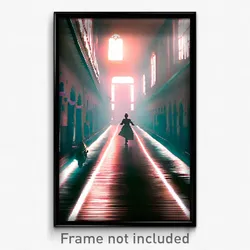 Pixel Art Poster - Wonderful Passage (8 Bit Psychedelic Trippy Video Game Print)