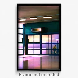 Pixel Art Poster - Admired Middle School (8 Bit Psychedelic Video Game Print)