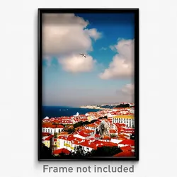 Pixel Art Poster - Impeccable Lisbon (8 Bit Psychedelic Trippy Video Game Print)