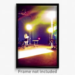 Pixel Art Poster - Bright Movie Studio (8 Bit Psychedelic Video Game Print)