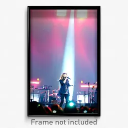 Pixel Art Poster - Stylish Concert (8 Bit Psychedelic Trippy Video Game Print)