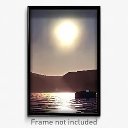 Pixel Art Poster - Remote Strait (8 Bit Psychedelic Trippy Video Game Print)