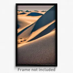 Pixel Art Poster - Normal Dunes (8 Bit Psychedelic Trippy Video Game Print)
