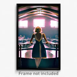 Pixel Art Poster - Fabulous Landing (8 Bit Psychedelic Trippy Video Game Print)