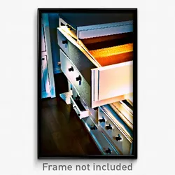 Pixel Art Poster - Monumental Drawer (8 Bit Psychedelic Trippy Video Game Print)