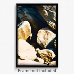 Pixel Art Poster - Rough Rock (8 Bit Psychedelic Trippy Weird Video Game Print)