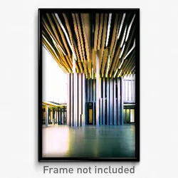Pixel Art Poster - Original Modern Architecture (8 Bit Video Game Print)