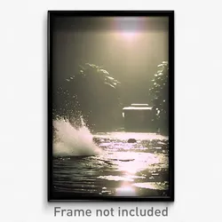 Pixel Art Poster - Homely Runoff (8 Bit Psychedelic Trippy Video Game Print)