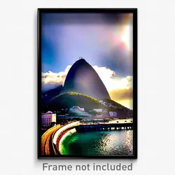 Pixel Art Poster - Outrageous Rio De Janeiro (8 Bit Video Game Print)