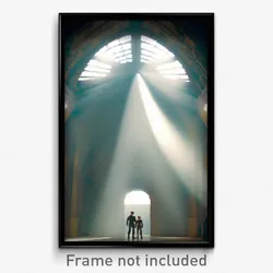 Pixel Art Poster - Wide Vault (8 Bit Psychedelic Trippy Weird Video Game Print)